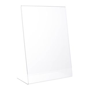 Reklamní stojan ve tvaru L, formát na výšku, PET A4 