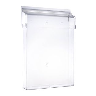 Waterproof leaflet holder with lid A4 