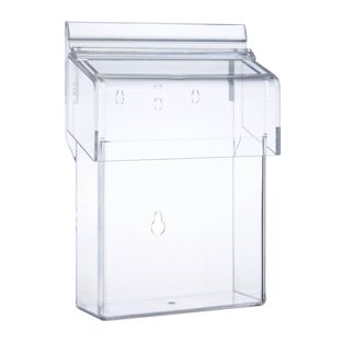 Držák letáků outdoorový s víkem A6 