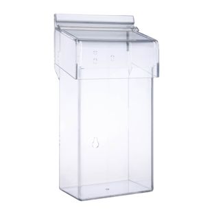 Waterproof leaflet holder with lid, extra deep 1/3 A4 