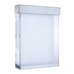 Waterproof leaflet holder with lid, Indisplay Shieldbox A4 