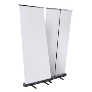Roll Up Standard, without print, 200 x 85 cm | black 