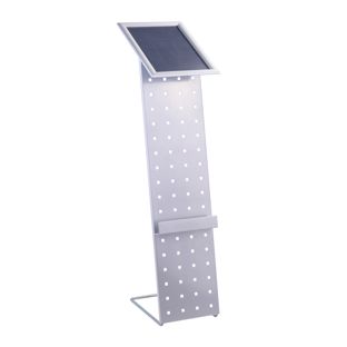 Brochure stand with tray BOISE 1 x A4 