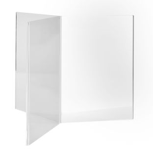 Table menu holder, acrylic, Y-shaped, A6 