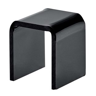 Acrylic U stand, black 30 x 30 x 30 mm 