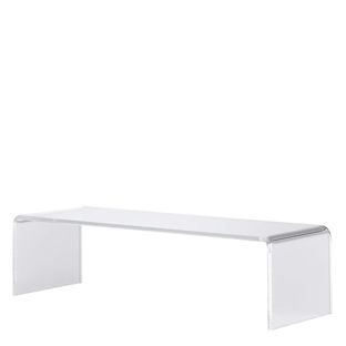 Acrylic riser, transparent, rectangular 200 x 50 x 70 mm 