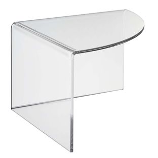 Display plinth, acrylic, transparent 100 mm