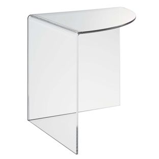Display plinth, acrylic, transparent 150 mm