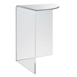 Display plinth, acrylic, transparent 200 mm