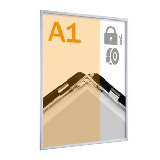Tamper-resistant snap frame A1, 19 mm, self-adhesive 