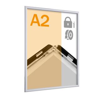 Tamper-resistant snap frame A2, 19 mm, self-adhesive 