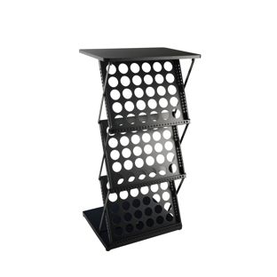 Foldable counter standing desk KANSAS 6x A4 or 3x A3 with case black  | KANSAS 
