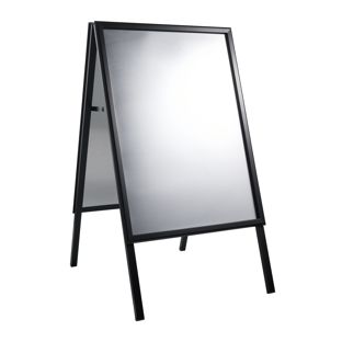 Pavement sign A1 SOLID-STOP Pro, 32mm, mitred, seal 