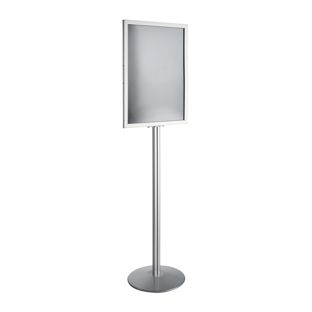 Poster display stand SIGN A2 silver 