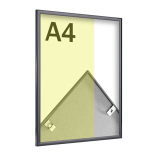 Aluminium photo frame, transparent styrene null | A4 21 x 29,7 cm | null