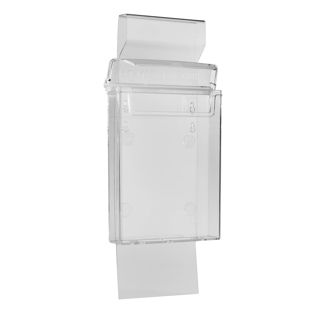 Leaflet holder for pavement sign, waterproof with lid, transparent A5 