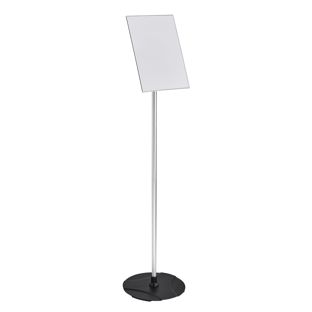 Info display PULADI with acrylic frame, silver A4 21 x 29,7 cm