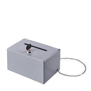 Lockable suggestion box, metal 