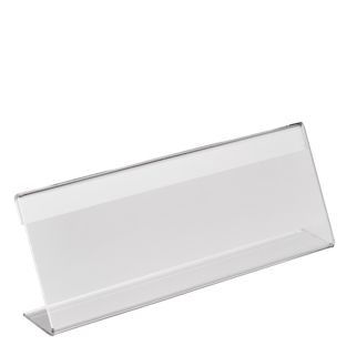 L-shaped sign holder, acrylic landscape | 210 x 76 mm