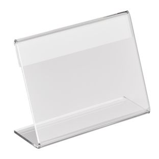 Stojan ve tvaru L, akrylát 95 x 70 mm  | Formát na šířku 