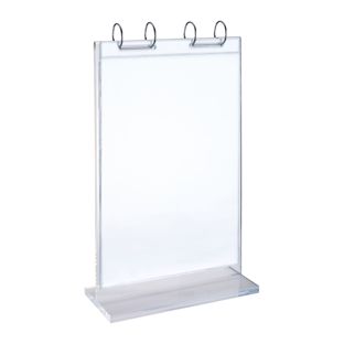 T-stand FLIP with ring mechanism and PVC pockets A4 