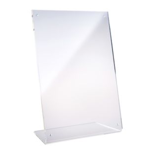magnetic picture frame as an L-shaped menu holder A4 