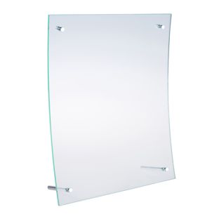 picture frame 'Superior' with polished edges, acrylic (PMMA) 200 x 250 mm/A4  | curved 