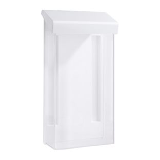 Flyerbox s víkem, DIN dlouhý, bílý 