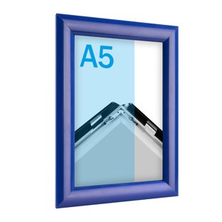 Snap frame A5 standard Mitred | blue | 25 mm