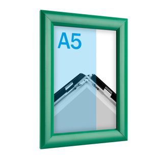 Snap frame A5 standard Mitred | green | 25 mm