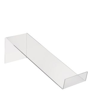 Book tray acrylic 95 x 315 mm 