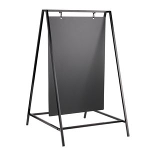Zákaznický poutač, křídová tabule Swing, 50 x 70 cm, černá 