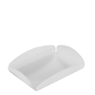 Decorative tray, acrylic transparent  | matt  | 165 x 115 x 30 mm 