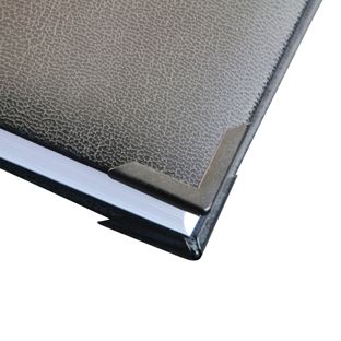 Corner protectors metal PS 16 - 16 x 16 mm  | lacquered black 