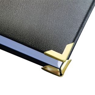 Knihařské růžky Kov PS 16 - 16 x 16 mm  | pomosazený 