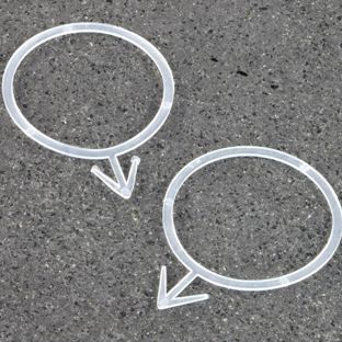 Bottle ring, ø = 40 mm, transparent 