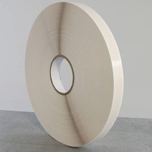 Double-sided paper fleece adhesive tape with fingerlift, strong adhesive, VL15-FL 10 mm | 500 m