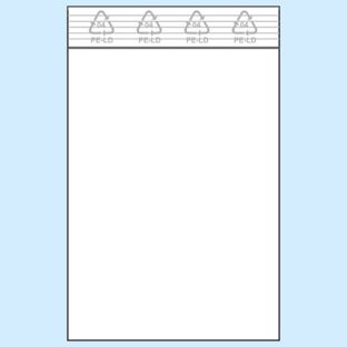 Zip lock bags, PE foil 50 µm | 50 x 80 mm 