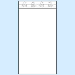 Zip lock bags, PE foil 50 µm | 50 x 100 mm 
