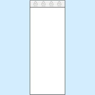 Zip lock bags, PE foil 50 µm | 60 x 160 mm 