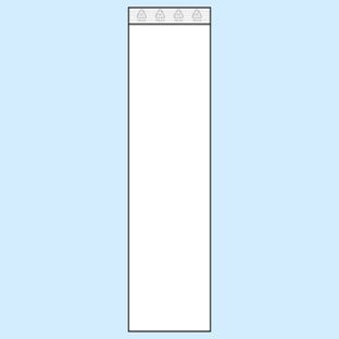 Zip lock bags, PE foil 50 µm | 60 x 230 mm 