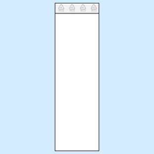 Zip lock bags, PE foil 50 µm | 80 x 250 mm 