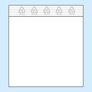 Zip lock bags, PE foil 50 µm | 90 x 90 mm 