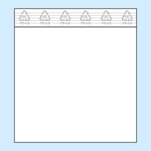 Zip lock bags, PE foil 50 µm | 100 x 100 mm 