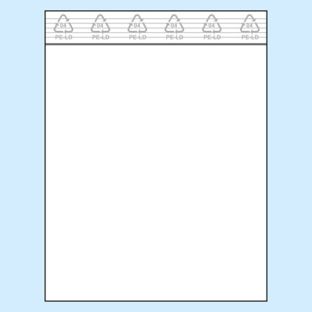 Zip lock bags, PE foil 50 µm | 100 x 125 mm 