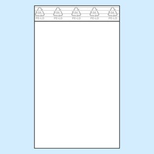 Zip lock bags, PE foil 50 µm | 100 x 150 mm 