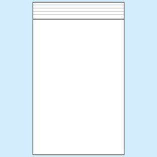 Zip lock bags, PE foil 90 µm | 100 x 150 mm 