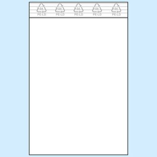 Zip lock bags, PE foil 50 µm | 115 x 155 mm 