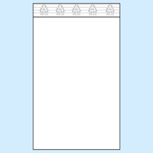Zip lock bags, PE foil 50 µm | 120 x 180 mm 