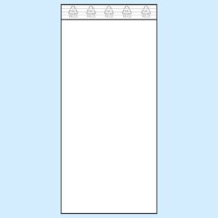 Zip lock bags, PE foil 50 µm | 120 x 250 mm 